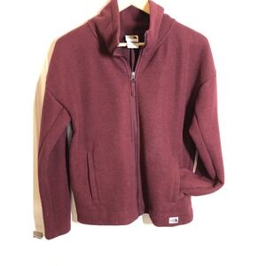 The North Face Jacket Women Medium Red Full Zip Hike Climb Camp